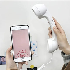 Retro Telephone Wired Earphones With Volume Control